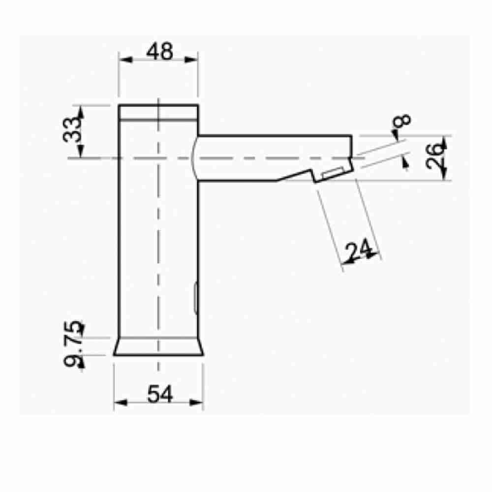 Zip Battery Powered Automatic Sensor Water Tap sensor basin mixer tap