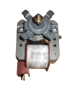 Alternative view of Italian model oven fan forced motor assembly