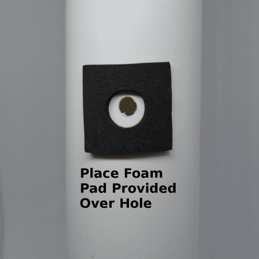 Drain-clamp-foam-pad