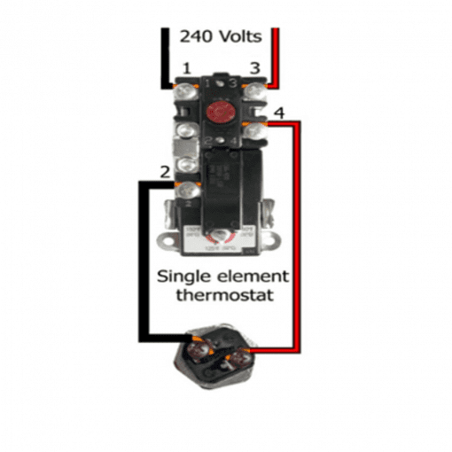 Electric Hot Water Thermostat 89T13