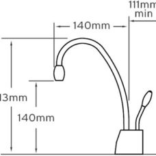 Insinkerator HC1100 Steaming Hot & Ambient Water Tap