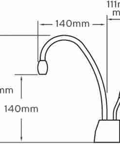 Insinkerator HC1100 Steaming Hot & Ambient Water Tap
