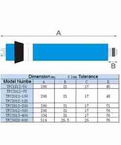 Reverse Osmosis 50 gpd Membrane TFC 1812