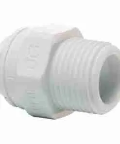 John Guest Straight Adaptor 1/4" tube x 1/4" NPT