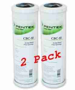 0.5 Micron Pentek CBC-10 x2 water filter