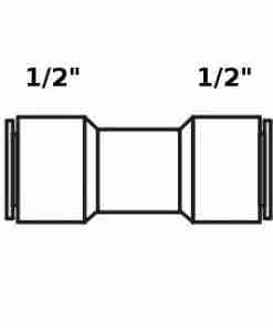 Tiger Straight Adapter 1/2