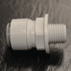 Tiger Straight Adaptor 3/8" tube x 1/4" NPT Male