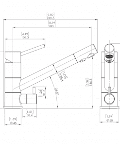 Alternative view of 3 Way Mixer Tap