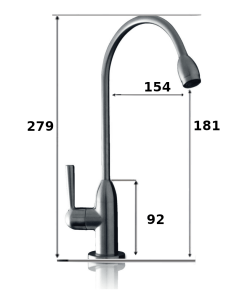 Stainless steel filter tap