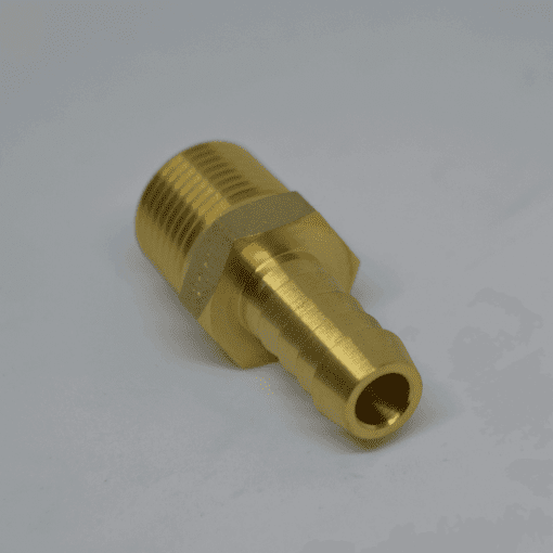 1/2" Male x 1/2" Brass Hose Barb - Image 3