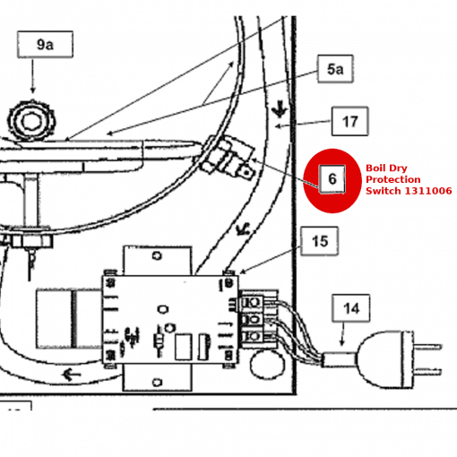 Birko 1311006 Boil Dry Protection Switch - Image 3