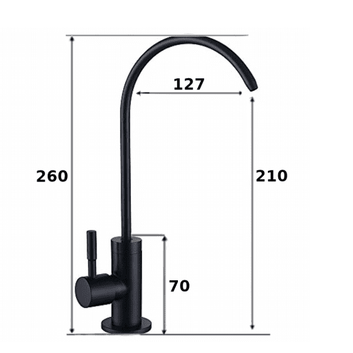 Black Filtered Water Tap - Image 2