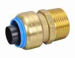 Quickpex Union 1/2" Tube X 1/2" Male