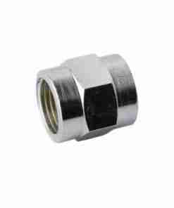 1/2" chrome plated brass coupling