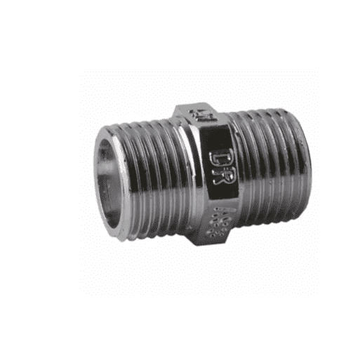 1/2" chrome plated brass nipple