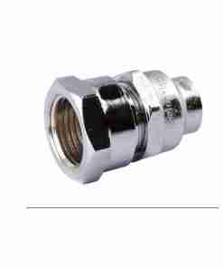1/2" Chrome Plated Female X 1/2" Flared Compression Union