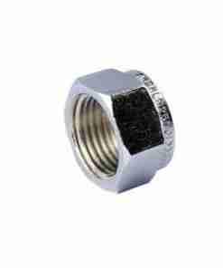 1/2" chrome plated hexagon cap