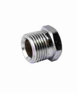 1/2" chrome plated hexagon plug