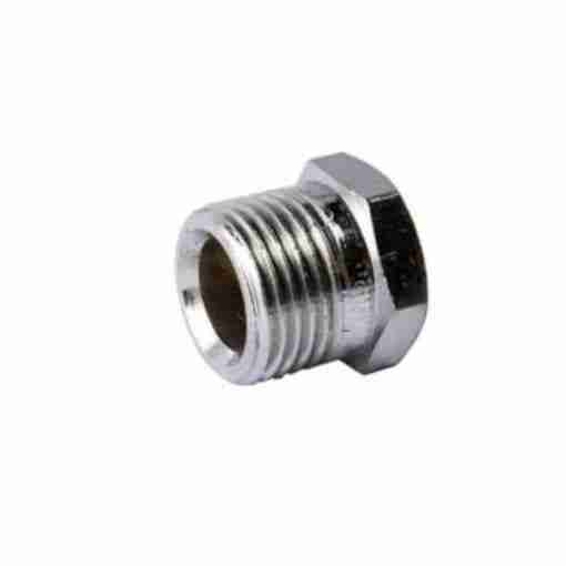1/2" chrome plated hexagon plug