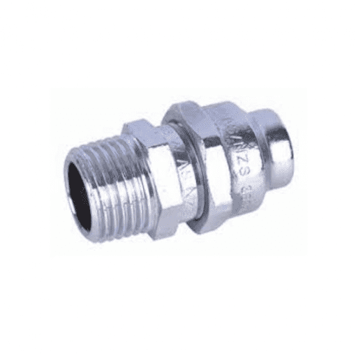 Chrome Plated Brass 1/2" x 1/2" Flared