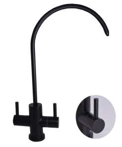 Black Dual Water Filter Tap
