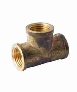 1-4-brass-screwed-tee