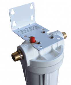 Alternative view of 1/2" water filter housing