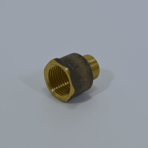 1/2"F x 3/8"M Brass Reducer - Image 2