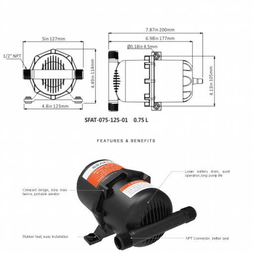 Seaflo Accumulator Tank - Image 3