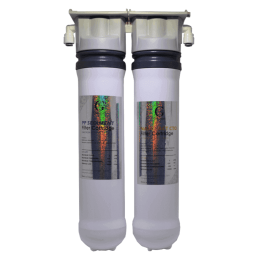 Under sink water filter replacement