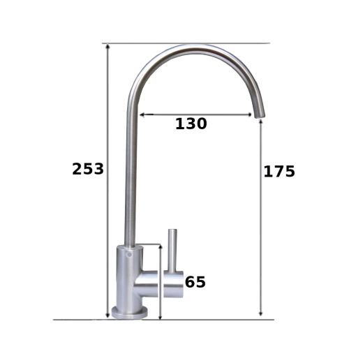 Stainless Deluxe Water Filter Tap Slim - Image 2