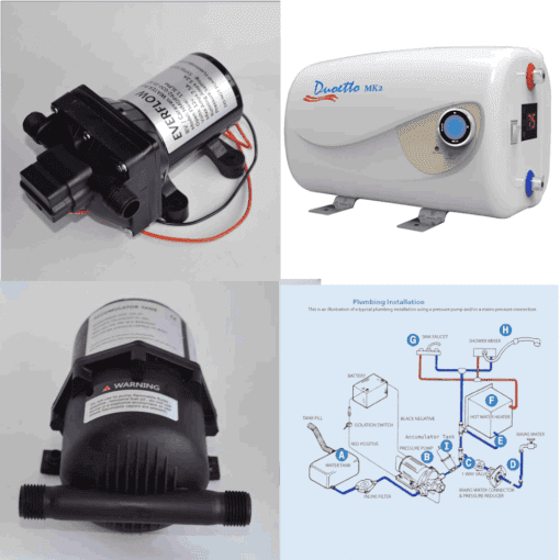 Caravan Electric Hot Water System