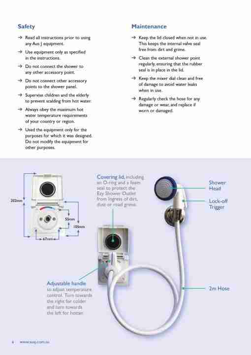 Caravan External Shower - Image 8