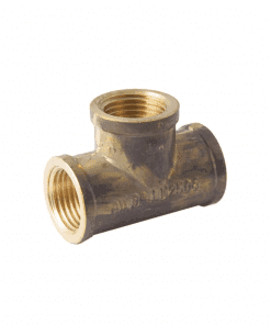 1/2" Brass Female Tee