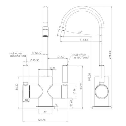 Everboil 3B Black Boiling Water Tap 02