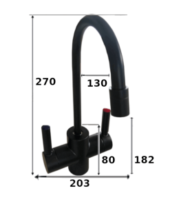 Alternative view of Campatible Insinkerator Black Tap