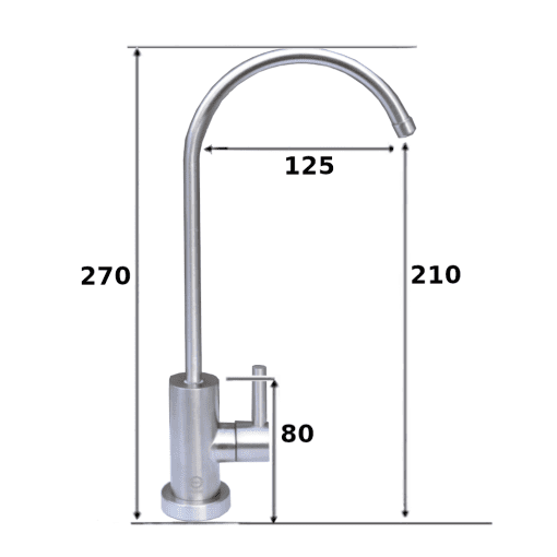 Stainless Deluxe Water Filter Tap - Image 2