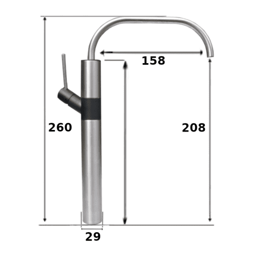 Water Filter Tap Stainless Steel 02