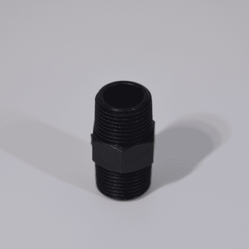 3/8" Plastic Hex Nipple