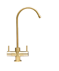 Brushed Gold Dual Water Filter Tap 02