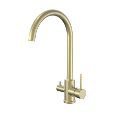 Gold 3 Way Mixer Tap