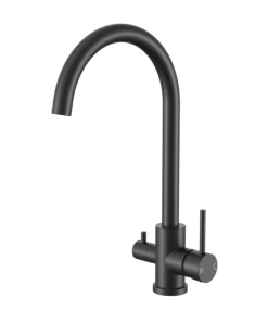 Black 3 Way Mixer Tap