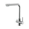 Chrome 3 Way Mixer Taps