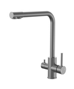 Gunmetal Grey 3 Way Mixer Taps