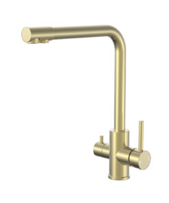 Gold 3 Way Mixer Taps