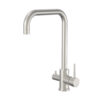 Brushed Nickel 3 Way Kitchen Mixer Tap