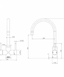 Alternative view of Brushed Nickel 3 in 1 Boiling Tap