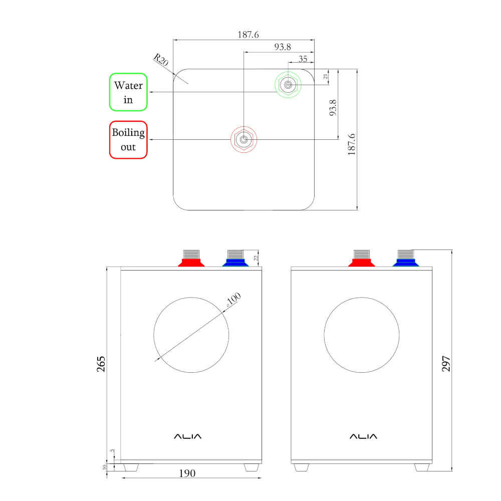Gunmetal 4 in 1 Boiling Tap - Image 5