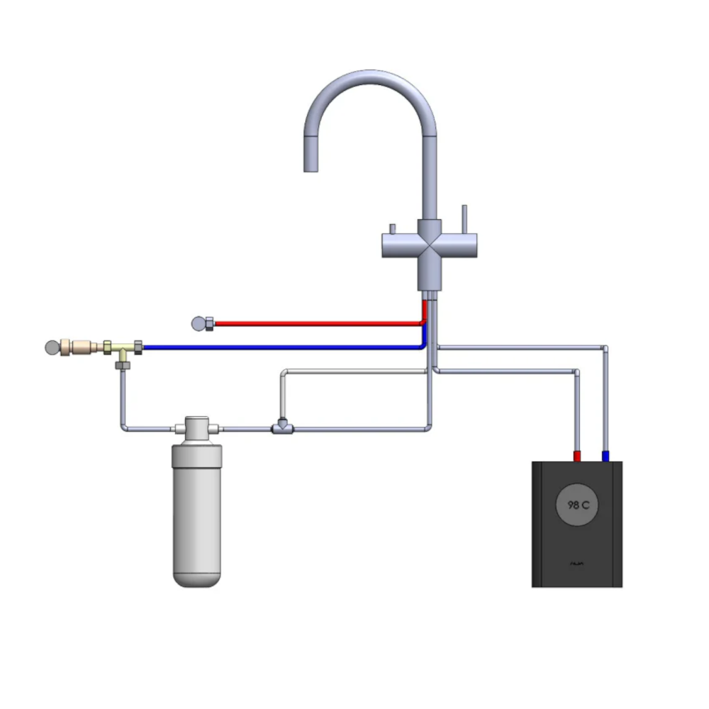 Gunmetal 4 in 1 Boiling Tap - Image 4